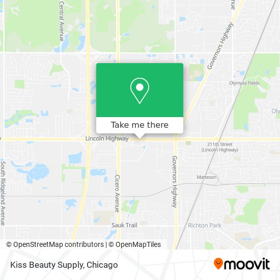 Kiss Beauty Supply map