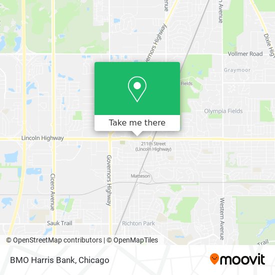 BMO Harris Bank map