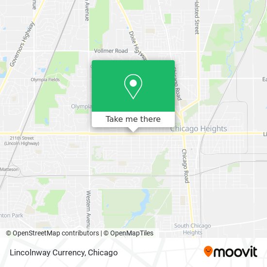 Lincolnway Currency map