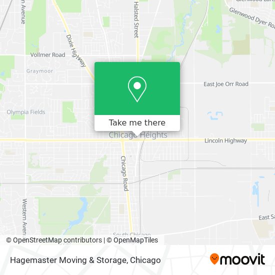Hagemaster Moving & Storage map