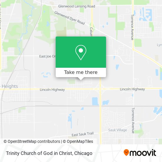 Trinity Church of God in Christ map