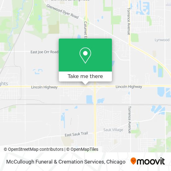 Mapa de McCullough Funeral & Cremation Services