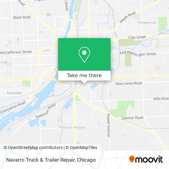 Navarro Truck & Trailer Repair map
