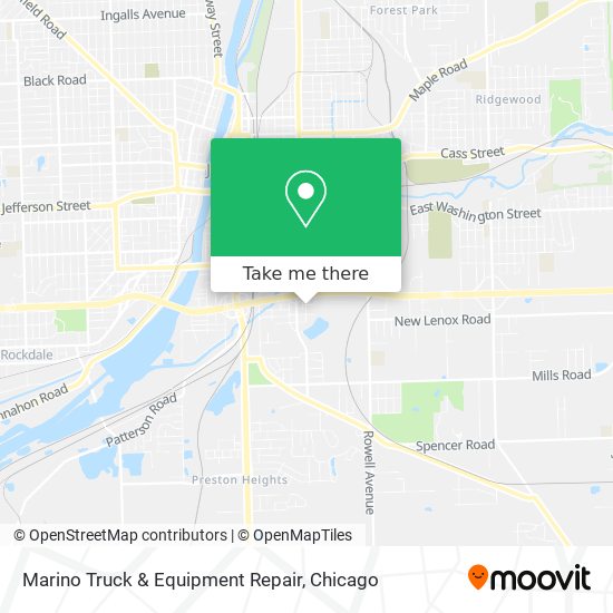 Mapa de Marino Truck & Equipment Repair