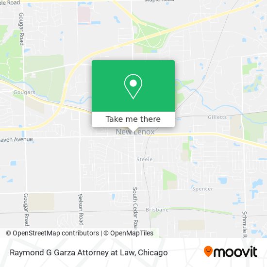Mapa de Raymond G Garza Attorney at Law