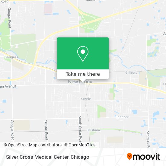Mapa de Silver Cross Medical Center