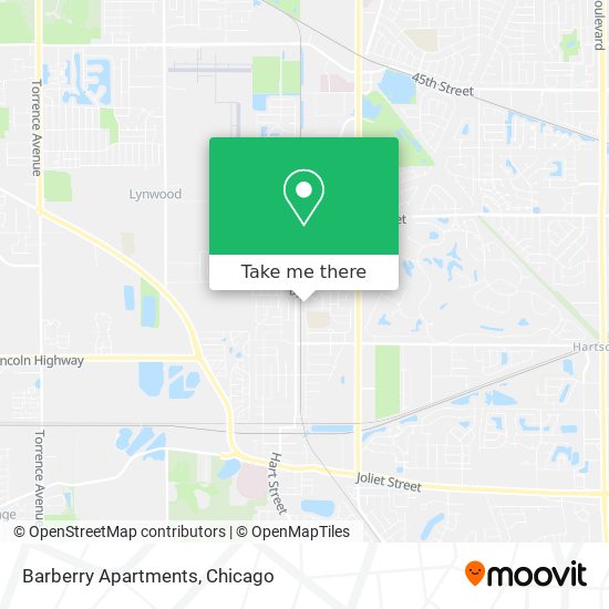 Barberry Apartments map