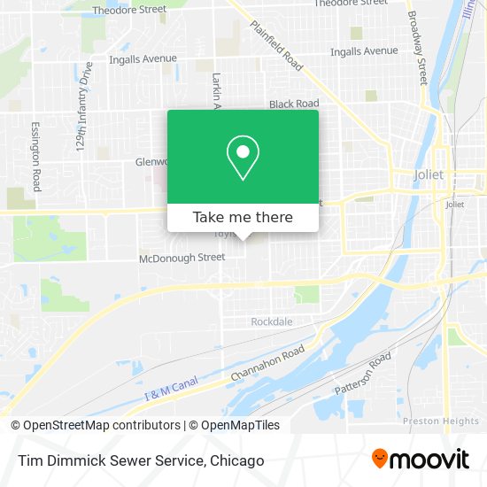 Tim Dimmick Sewer Service map