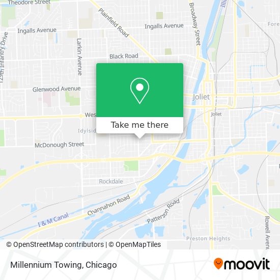 Millennium Towing map