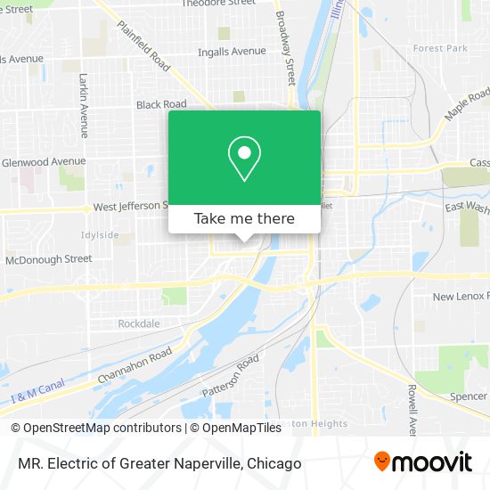 MR. Electric of Greater Naperville map
