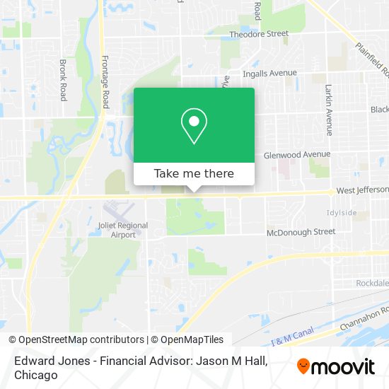 Mapa de Edward Jones - Financial Advisor: Jason M Hall