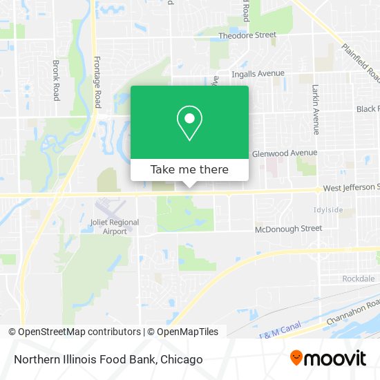 Mapa de Northern Illinois Food Bank