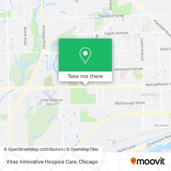 Vitas Innovative Hospice Care map