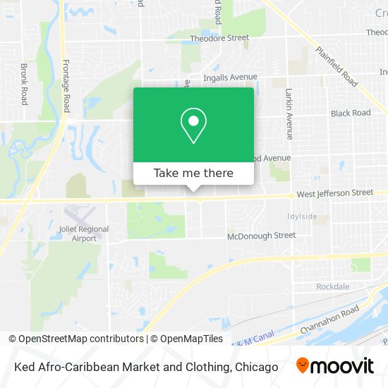 Mapa de Ked Afro-Caribbean Market and Clothing