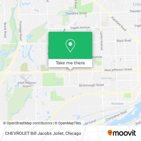 Mapa de CHEVROLET Bill Jacobs Joliet