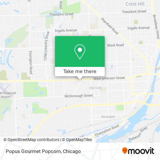 Popus Gourmet Popcorn map