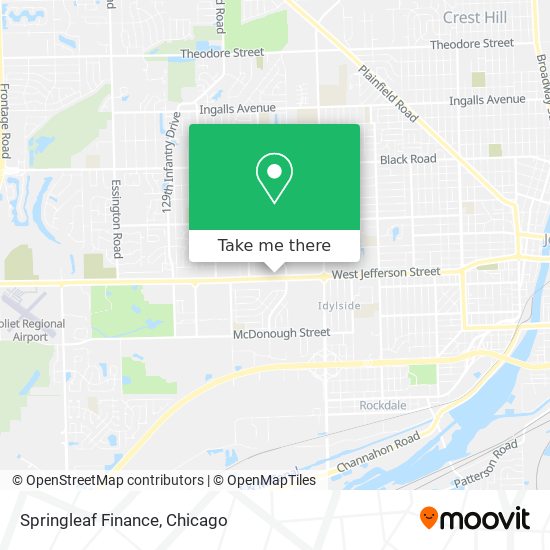 Springleaf Finance map