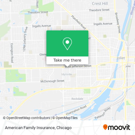 American Family Insurance map