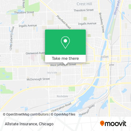 Allstate Insurance map