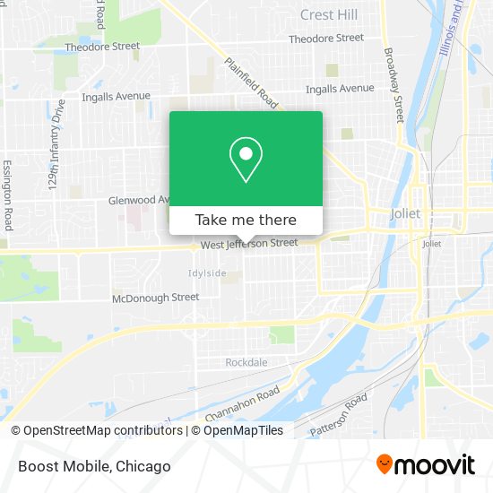 Boost Mobile map