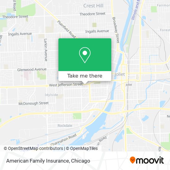 American Family Insurance map