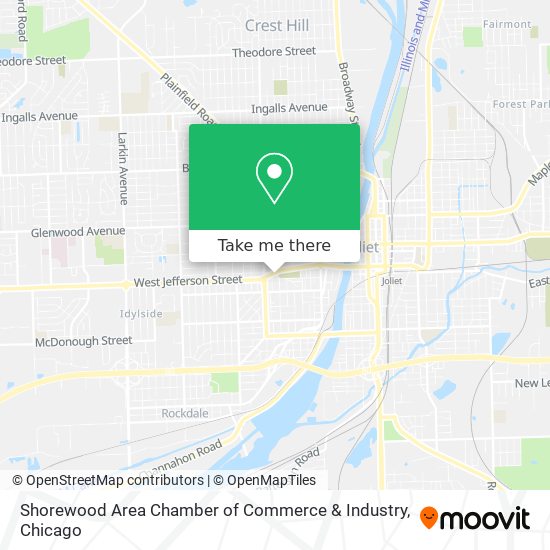 Shorewood Area Chamber of Commerce & Industry map