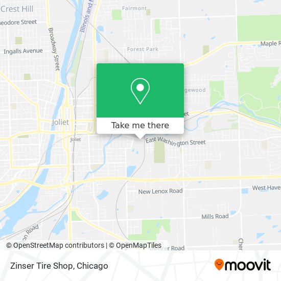 Zinser Tire Shop map