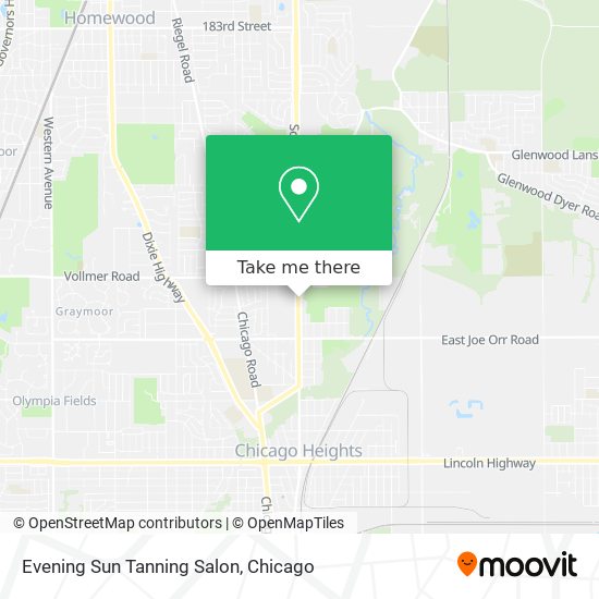 Evening Sun Tanning Salon map