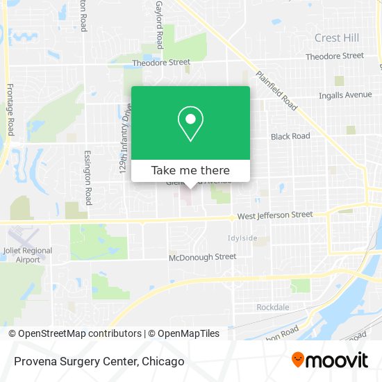 Provena Surgery Center map