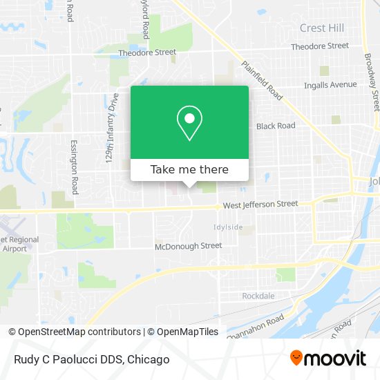 Rudy C Paolucci DDS map