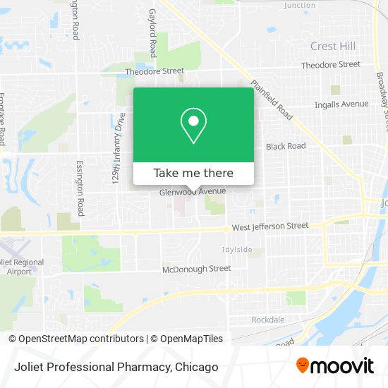 Joliet Professional Pharmacy map