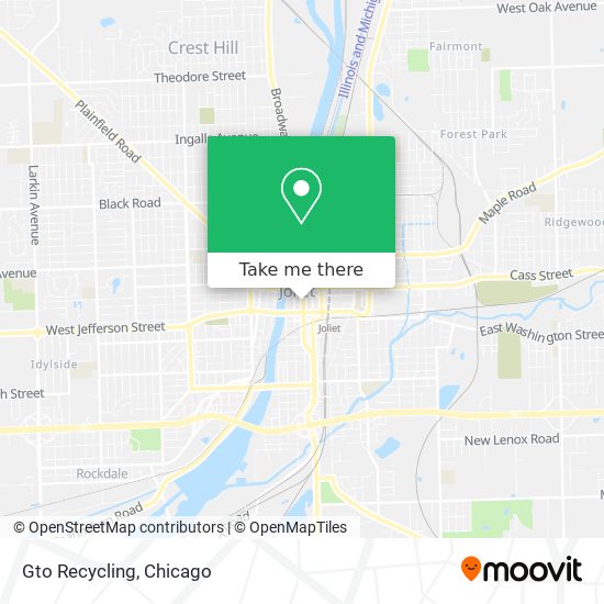 Gto Recycling map