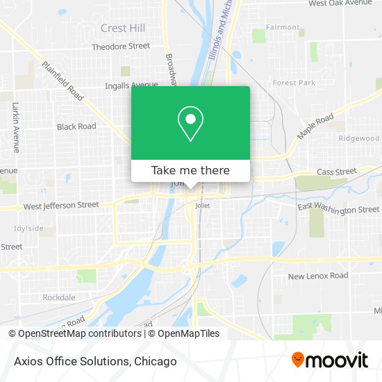 Axios Office Solutions map