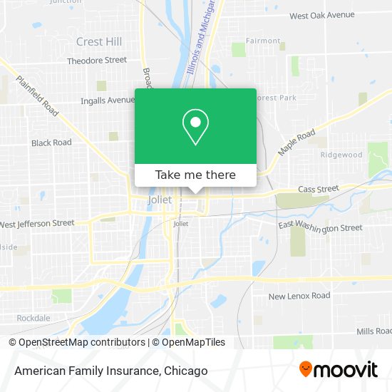 American Family Insurance map