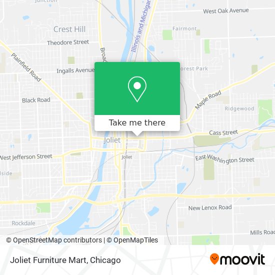 Mapa de Joliet Furniture Mart