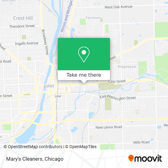 Mary's Cleaners map