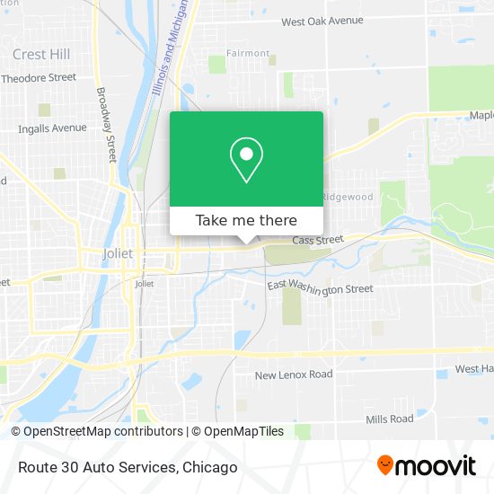 Route 30 Auto Services map