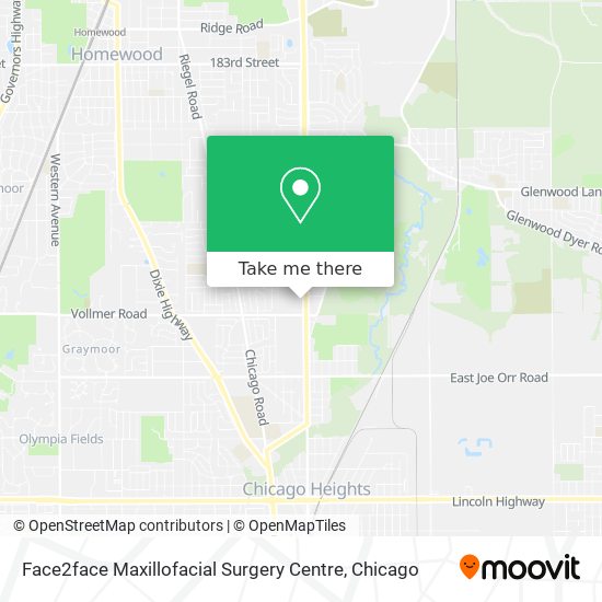 Face2face Maxillofacial Surgery Centre map