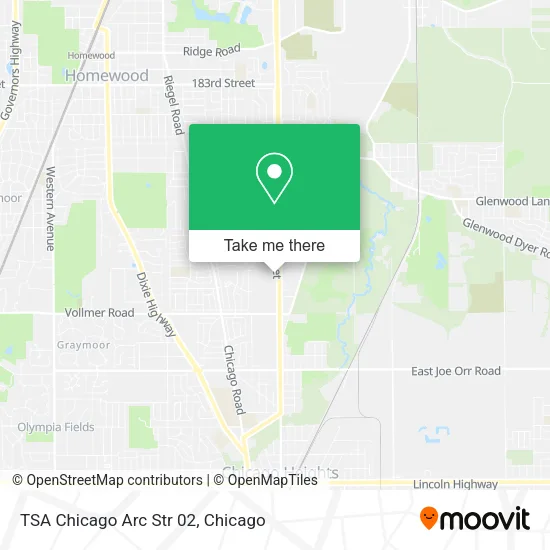 TSA Chicago Arc Str 02 map