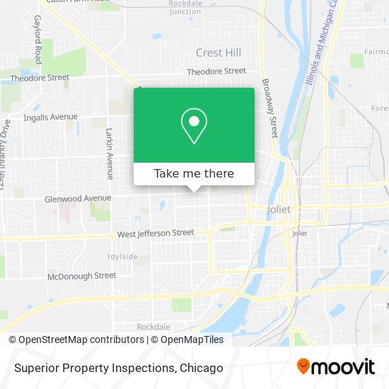 Superior Property Inspections map