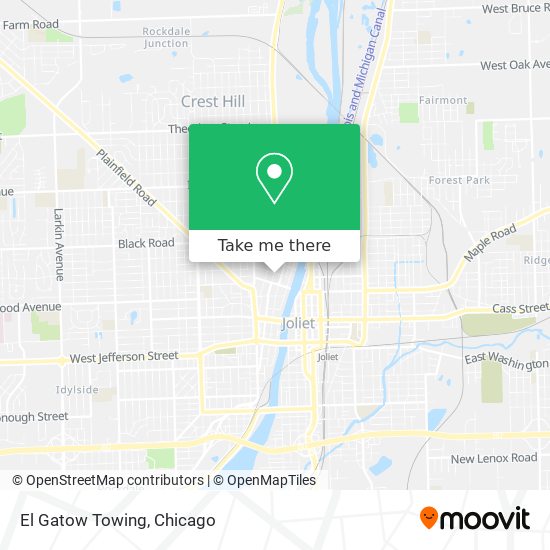 El Gatow Towing map