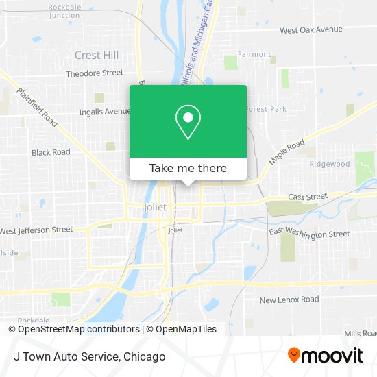 J Town Auto Service map