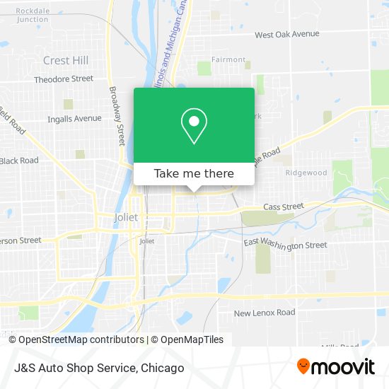 Mapa de J&S Auto Shop Service