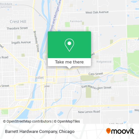 Mapa de Barrett Hardware Company