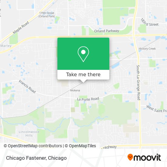Mapa de Chicago Fastener