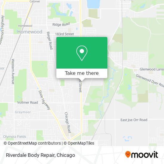 Riverdale Body Repair map