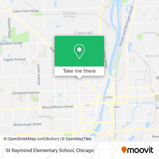 St Raymond Elementary School map