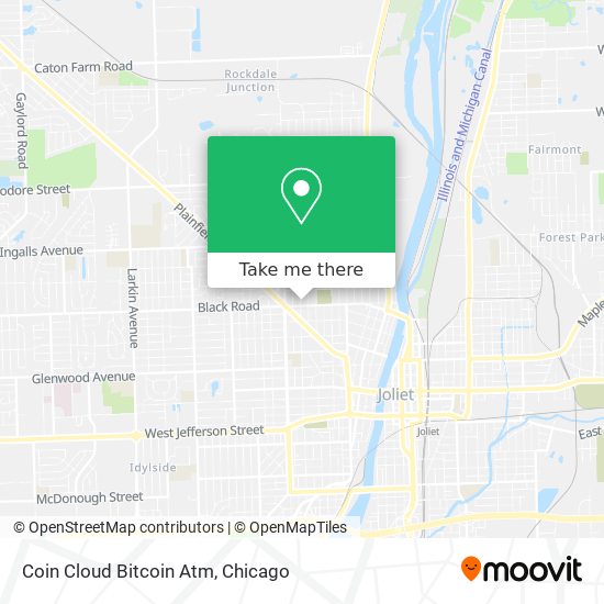 Mapa de Coin Cloud Bitcoin Atm