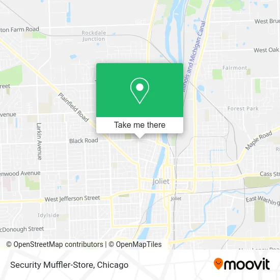 Security Muffler-Store map