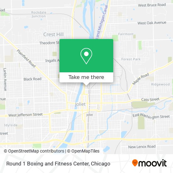 Round 1 Boxing and Fitness Center map